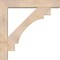 Ekena Millwork Merced Block Smooth Bracket w/ Offset Brace, Douglas Fir, 7 1/2"W x 44"D x 44"H BKT0806X44X44MRC05SDF - alternate 3